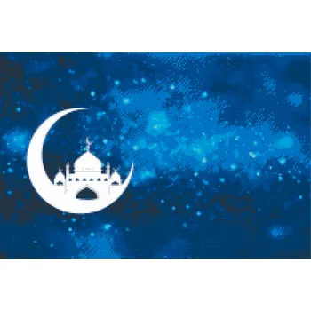 Diamantové malování Diamantové malování - Mešita 2 Velikost: 40x60cm, Rámování: Pouze srolované plátno, Diamanty: Kulaté