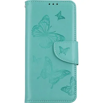 Pouzdro na mobilní telefon Pouzdro Xiaomi Redmi Note 11 knížkové Butterfly zelené (kryt neboli obal na Xiaomi Redmi Note 11)