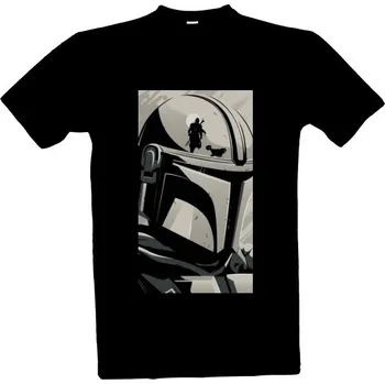 Tričko s potiskem Mandalorian Star wars triko pánské