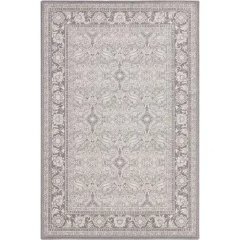 Koberec Kusový vlněný koberec Agnella Isfahan M Seul Grafit šedý Rozměr: 160x240 cm