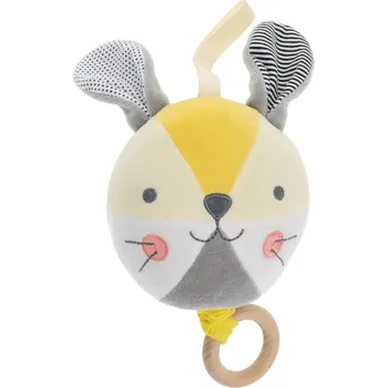 Hračka pro nejmenší Petit Collage Melodický míček králíček