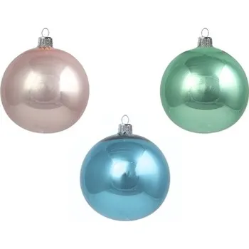 Set tří ozdob v retro barvách