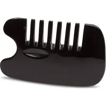 Masážní příslušenství Masážní pomůcka NonDolens® Gua Sha hřeben - Buvolí roh 8 x 10,5 cm