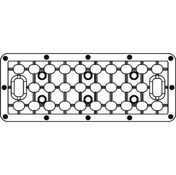 Bodové svítidlo CENTURY SADA 3 čoček 40x120d pro svítidlo EXTREMA
