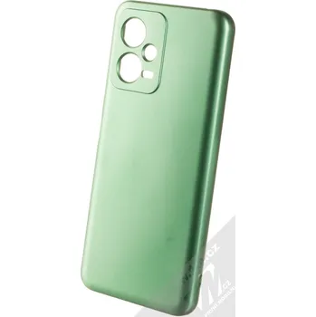 Pouzdro na mobilní telefon 1Mcz Metallic TPU ochranný kryt pro Xiaomi Redmi Note 12 5G, Poco X5 zelená (green)