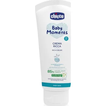 Péče o ruce Chicco Baby Moments Rich Cream vyživující krém pro děti od narození 0 m+ 100 ml