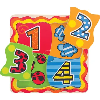 Puzzle Bigjigs Toys Moje první počítací puzzle