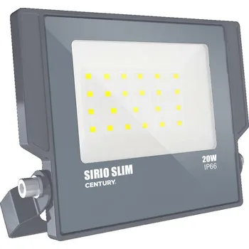 CENTURY LED reflektor SIRIO SIRIO SLIM 20W 6000K 110d 147x160x28mm IP66 IK08