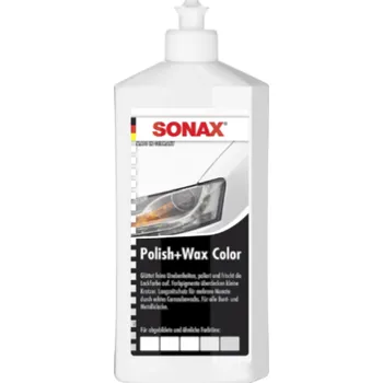 Autokosmetika SONAX Sonax Polish & Wax Barevná leštěnka - bílá - 500ml
