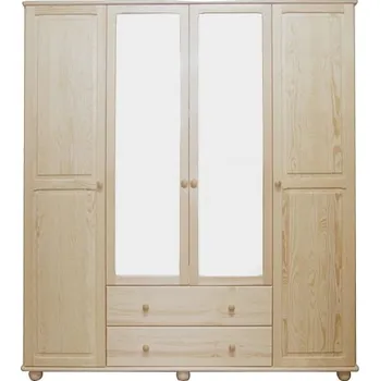 Komoda Skříň z masivu Šumava SZ75 se zrcadlem Barevné provedení: Ořech