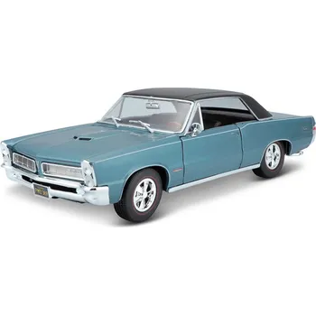 autíčko Maisto Pontiac GTO 1965 1:18 modrá metalíza - expresní doprava