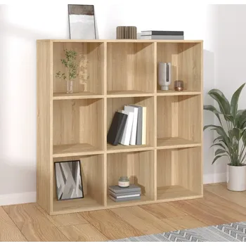 Knihovna vidaXL Knihovna 98x29x97,5 cm kompozitní dřevo [801129] Barva: dub sonoma