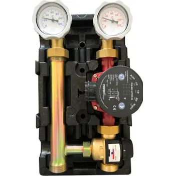 Oběhové čerpadlo H2O H-LINE 2541 směšovací čerpadlová jednotka, rozteč 125 mm, G 6/4", s 3-rychl.čerpadlem P3 25-40/180 H-LINE.2541.100