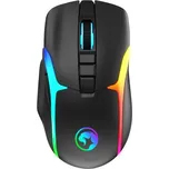 Herní myš Marvo M729W, 4800DPI, 2.4 [GHz], optika, 7tl., bezdrátová, černá
