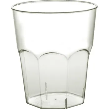 Jednorázové nádobí Kelímek KOKTEJL PS 300/350ml transparentní - REUSE - 420 ks