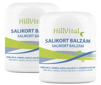 Bylinná léčivá mast HillVital Salikort balzám 2x 250 ml