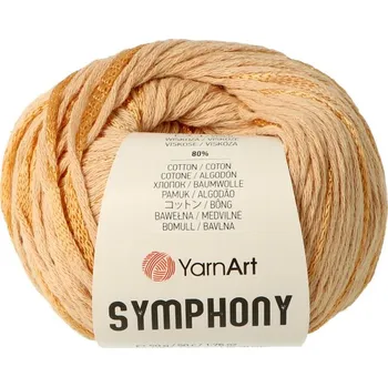 Galanterie YarnArt Symphony 2101 světle hnědá