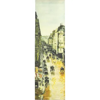 Povlečení Tapiserie 100 % len, 145x45 cm, Camille Pissarro, Rue Saint Honore in the Afternoon