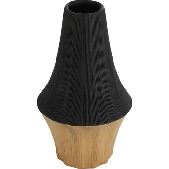 Váza Keramická váza černá/mosaz SUAL EGLO 421007