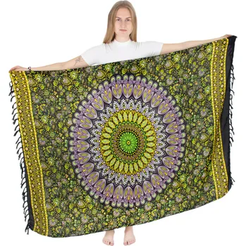 Šátek Batikovaný sarong / pareo / plážový šátek Fajar Spring, Sittar