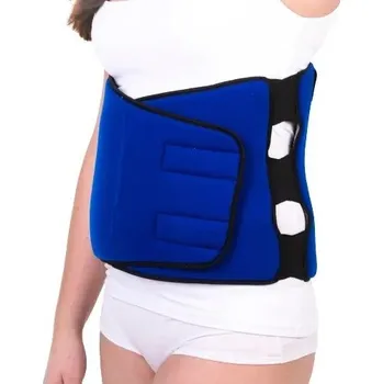 Bederní pás - 4 kovové výztuhy 052B—Velikost L