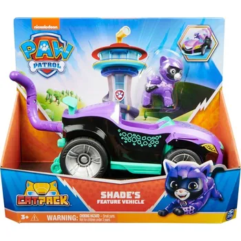 autíčko Spin Master Paw Patrol Cat Pack vozidlo s figurkou Shade