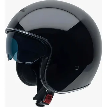 Helma na motorku Otevřená motocyklová přilba NZI Rolling 4 lesklá černá Velikost: XXL