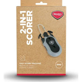 Masters Deluxe 2 in 1 Scorer, Grey/Black