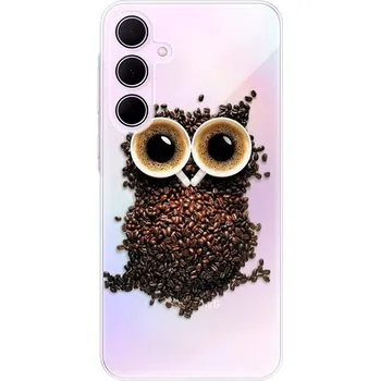 Telefonní příslušenství iSaprio Owl And Coffee pro Samsung Galaxy A35 5G