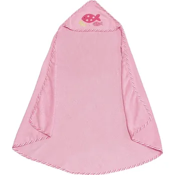 Dětská osuška s kapucí 100x100cm RYBIČKY