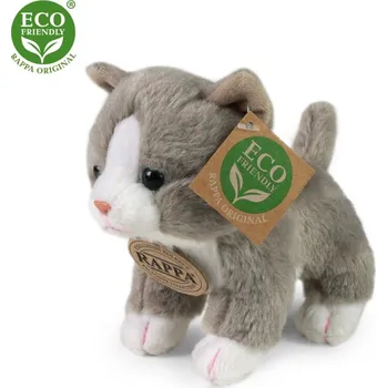 Hračka Plyšová kočka stojící 3 druhy 14 cm ECO-FRIENDLY