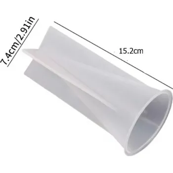 PourArt Silikonová forma na svíčky XC230214-2-7 Jehlan 152x74mm