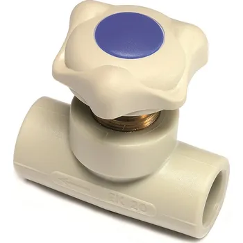 Vodovodní potrubí Ventil přímý plastový Wavin Ekoplastik PPR d20