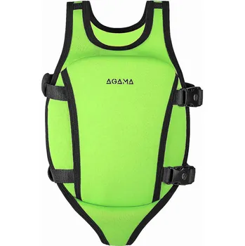 Plovací vesta Dětská plavecká vesta Agama - 2/3 roky zelená (15/18 kg)