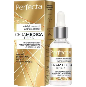 Pleťové sérum PERFECTA CERAMEDICA PEP-3 INTENZIVNÍ SÉRUM PROTI VRÁSKÁM NA DEN I NOC