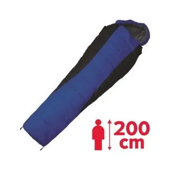 Spacák Jurek BIKE DV XL do 200 cm - pravý zip; Modro-černá spacák + DÁREK DLE VÝBĚRU!