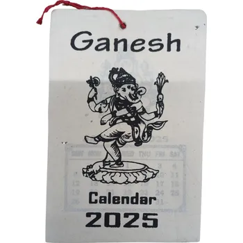 Kalendář nepálský kalendář 2025 (malý) - Ganesh