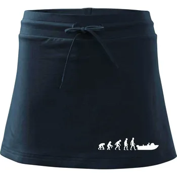 Dámská sukně Evoluce člun - Sportovní sukně - two in one - XL ( Námořní modrá (velmi tmavá - téměř černá) )