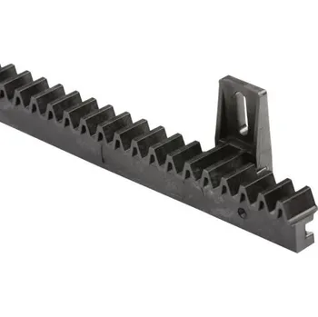 Stagnoli N4 - ozubený hřeben posuvné brány do 400 kg, nylonový s ocelovým jádrem, 4 spodní úchyty, modul 4, 1 m