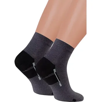 Pánské ponožky Pánské ponožky 054/307 Steven Barva/Velikost: šedá melír / 44/46