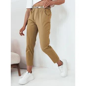 Dámské kalhoty Erlon UY2099 látkové kalhoty hnědé