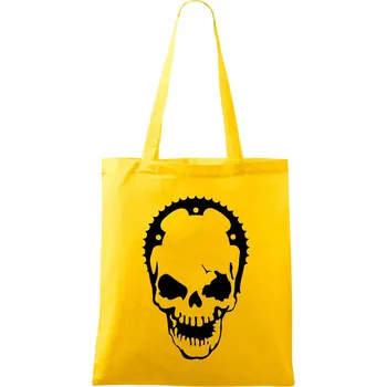 Rozeta lebka - Taška bavlněná - 42 x 38 cm ( Žlutá )