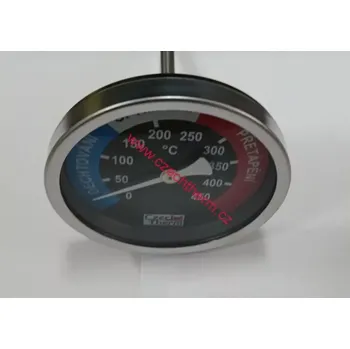 Domácí teploměr Teploměr spalin pro horizontální jímku průměr 100mm