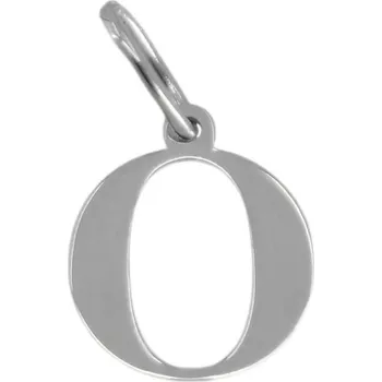 Přívěsek 3800 Zlatý přívěsek z bílého zlata tiskací písmeno O 0,20g