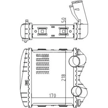 Chladič motoru Chladič turba HART 620 809