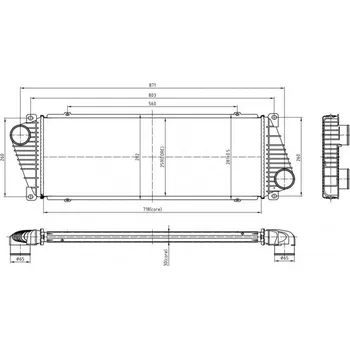Chladič motoru Chladič turba HART 605 572