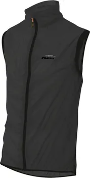Cyklistická vesta KTM Factory Line Windbreaker pánská cyklistická vesta černá XXL