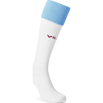 Pánské ponožky Castore Aston Villa Away Socks Juniors Brilliant White 12.5-3