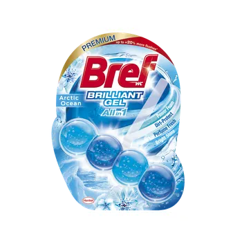 WC čistič Bref WC blok Brilliant Gel Artic Ocean 1 x 42 g