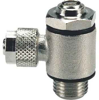 Ventil Aignep ventil škrtící, závit G1/4"a, pro hadičku 8/6mm - škrcení na odfuku